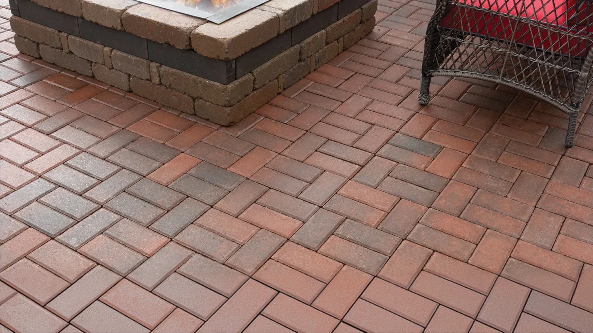 Basketweave idea for patio pavers in Florida Basketweave idea for patio pavers in Florida