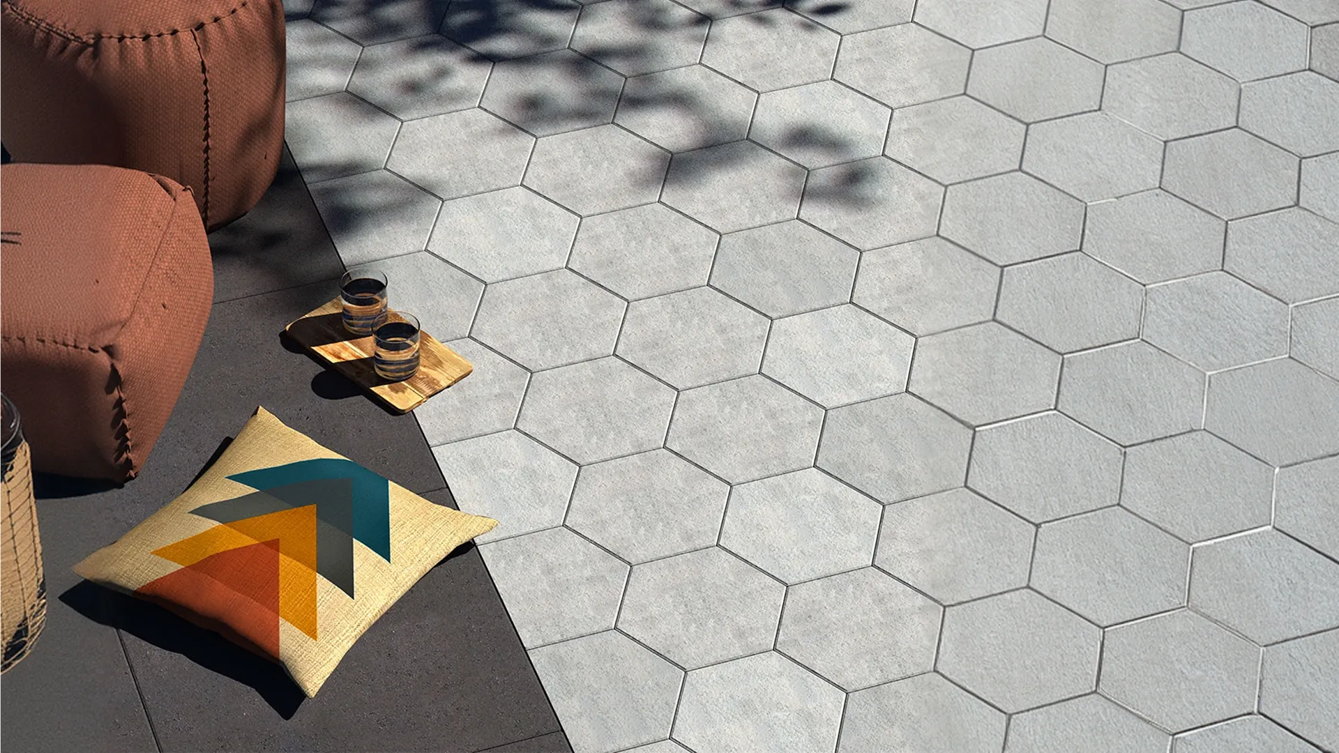 Geometric patterns with clean edges patio pavers Geometric patterns with clean edges patio pavers