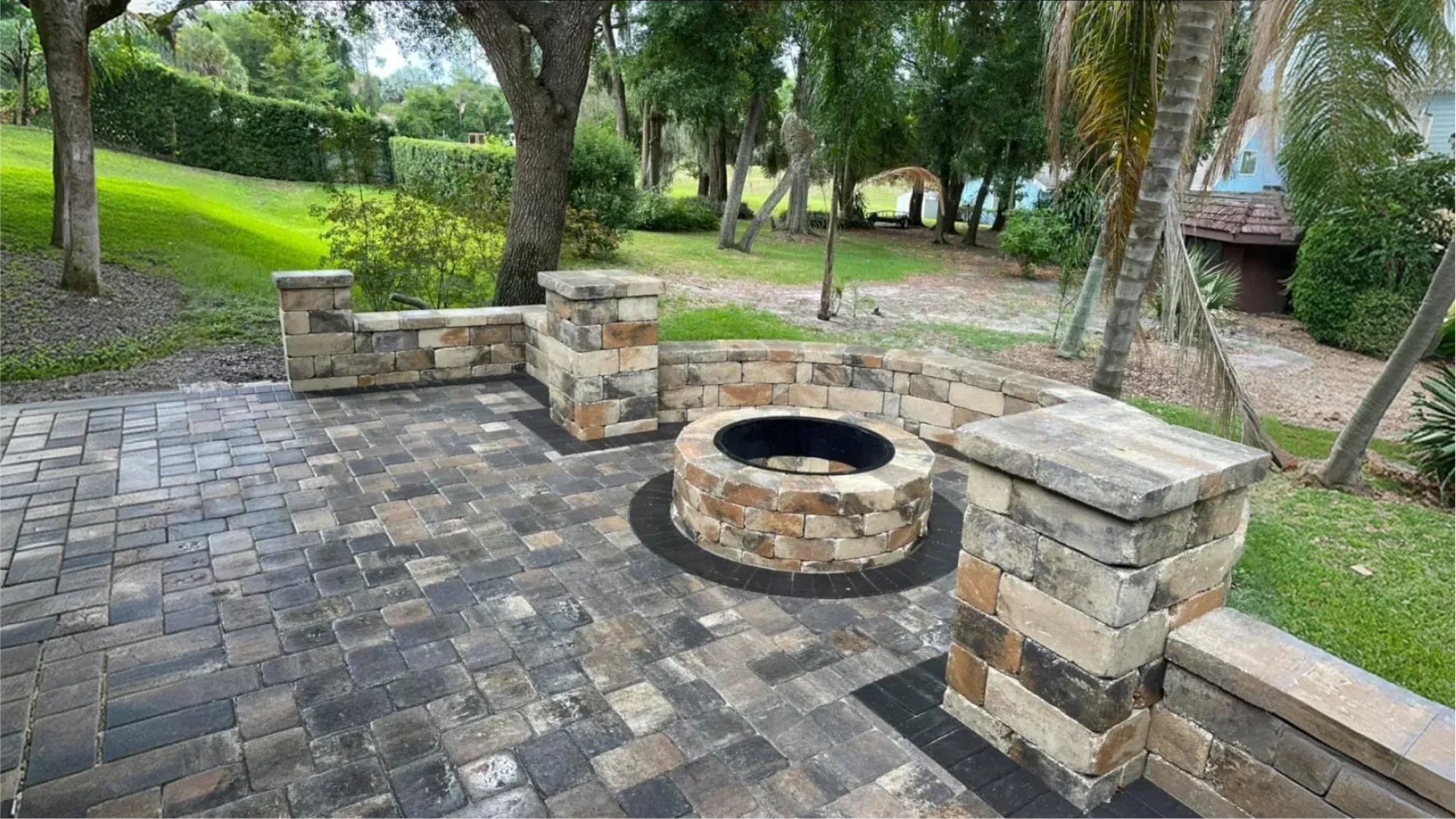 Outdoor living pavers Central Florida backyard luxury Outdoor living pavers Central Florida backyard luxury