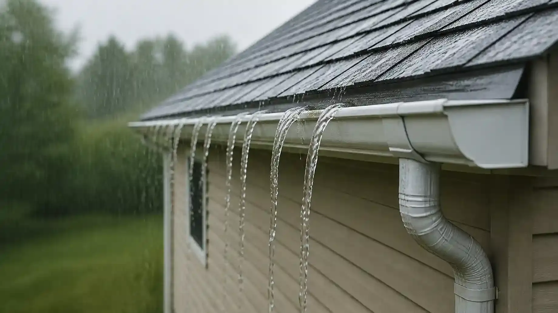 Seamless Gutter rain resistance in Florida Seamless Gutter rain resistance in Florida