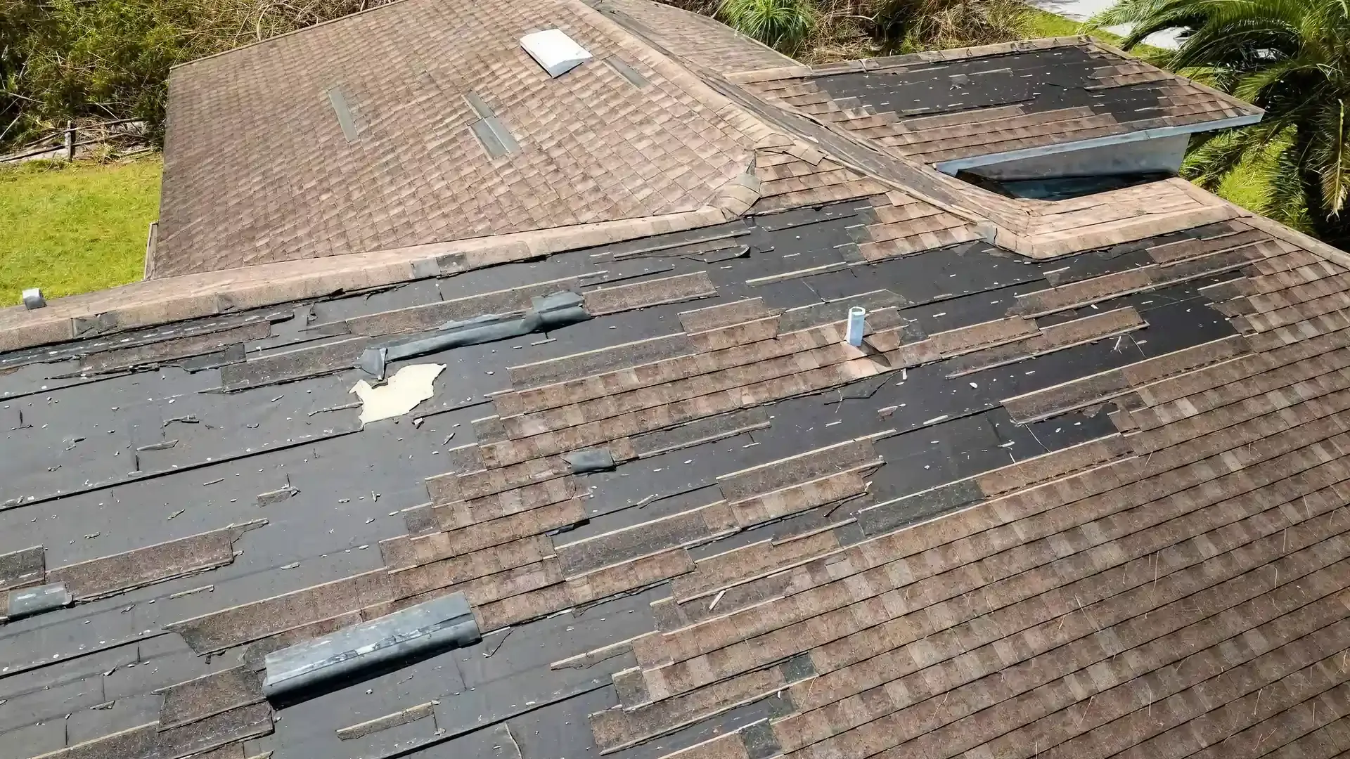 missing shingles after storm in Tampa requiring emergency roof repair missing shingles after storm in Tampa requiring emergency roof repair