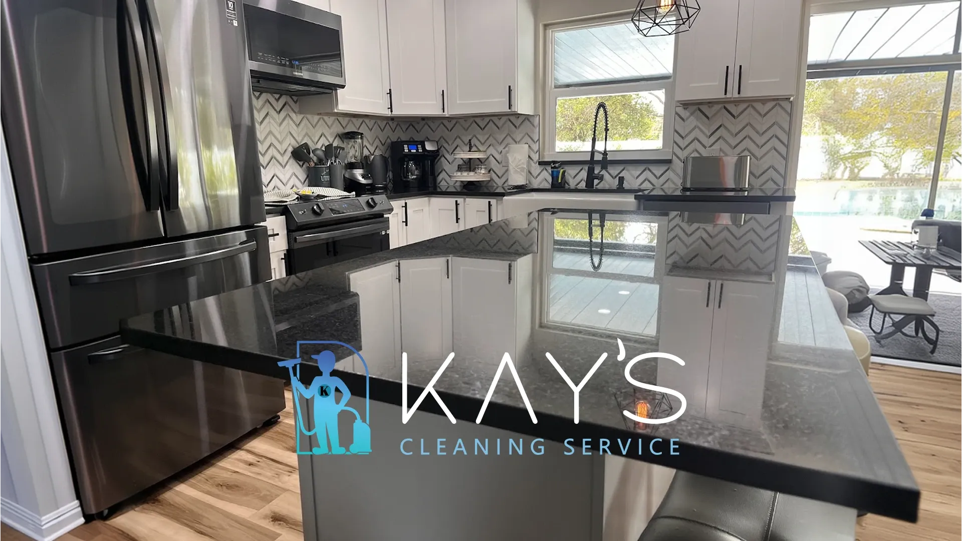 Deep clean home service in St Petersburg kitchen